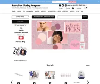 Auswax.com.au(Professional Waxing and Beauty Products Australia) Screenshot