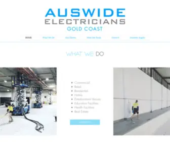 Auswideelec.net.au(Auswide Commercial Electrical) Screenshot