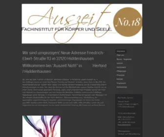 Auszeit-Herford.de(Auszeit Herford) Screenshot