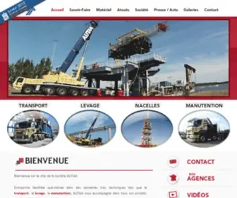 Autaa.fr(Groupe d’entreprises spécialisé dans les domaines de services aux industries) Screenshot