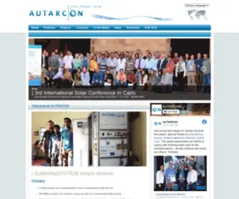 Autarcon.com(Mainpage) Screenshot