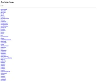 Autbor.com(Autbor) Screenshot