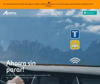 Autema.com(Autema Autopista de Sant Cugat) Screenshot