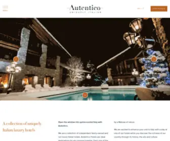 Autenticohotels.com(Autentico Hotels) Screenshot