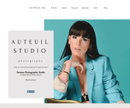 Auteuil-Studio.com(Studio Photo) Screenshot