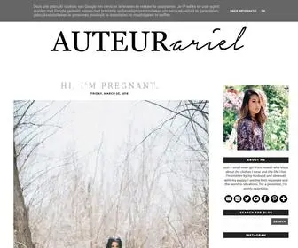 Auteurariel.com(AUTEUR ARIEL) Screenshot