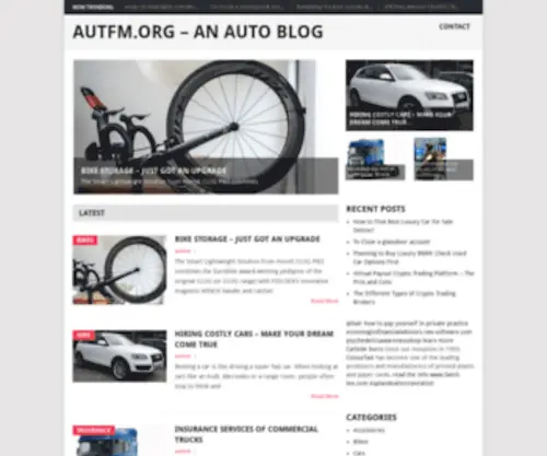 Autfm.org(An Auto Blog) Screenshot