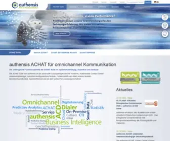 Authensis.de(Authensis AG) Screenshot