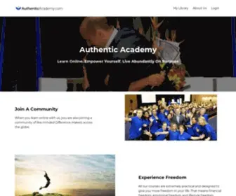 Authenticacademy.com(Authentic Academy) Screenshot