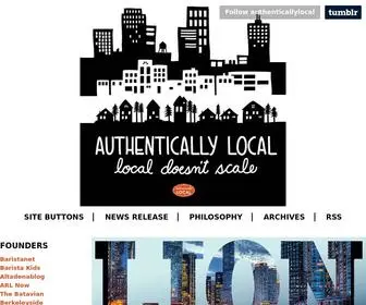 Authenticallylocal.com(Authentically Local) Screenshot