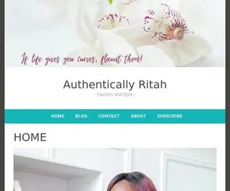 Authenticallyritah.org(Fashion and Style) Screenshot