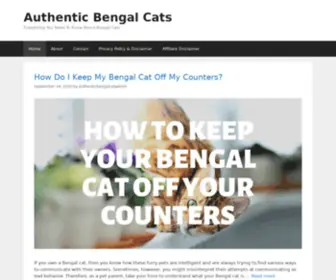 Authenticbengalcat.com(Authentic Bengal Cats) Screenshot