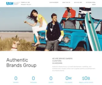 Authenticbrandsgroup.com(Authentic Brands Group) Screenshot