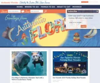 AuthenticFlorida.com(Authentic Florida) Screenshot