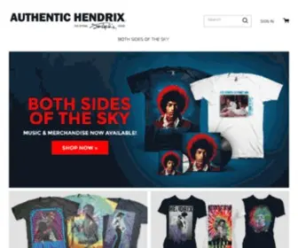 Authentichendrix.com(Authentic Hendrix) Screenshot