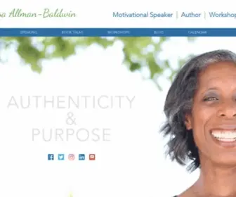 Authenticityandpurpose.com(Motivational Speaker) Screenshot