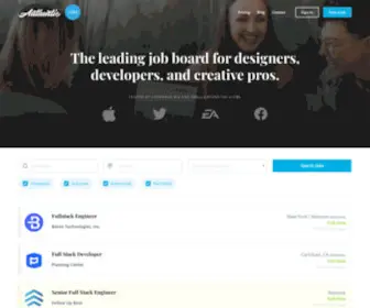 AuthenticJobs.com(Authentic Jobs) Screenshot