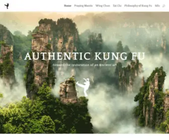 Authentickungfu.com(Authentic Kung Fu) Screenshot