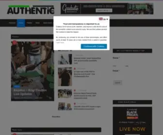 Authenticng.com(Authentic News Giant) Screenshot