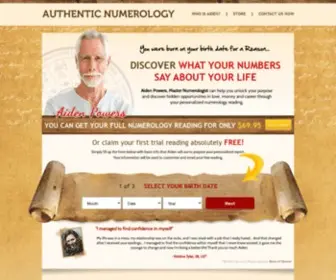 Authenticnumerology.com(Authenticnumerology) Screenshot