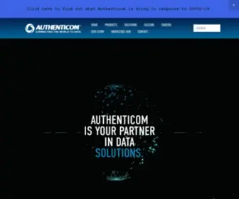 Authenticom.com Screenshot