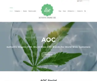 Authenticorganiccbd.com(Authentic Organic CBD) Screenshot