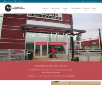 Authenticortho.com(Authentic Orthodontics) Screenshot