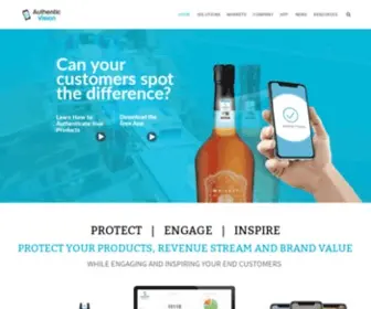 AuthenticVision.com(Authentic Vision anti) Screenshot