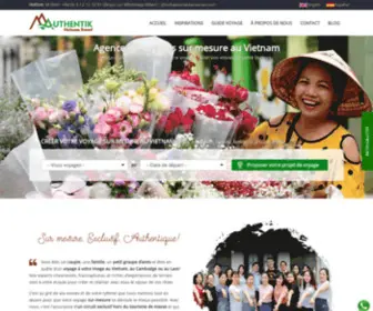 Authentikvietnam.com(Agence de voyage au vietnam) Screenshot