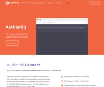 Authentiq.com(Authentiq) Screenshot