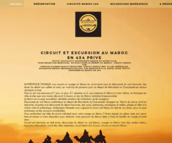 Authentiquenomade-Maroc.com(Circuit sud Maroc 4x4) Screenshot