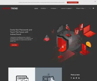Authentrend.com(AuthenTrend Technology Inc) Screenshot