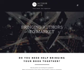 Author-Now.com(Christian self publishing specialists) Screenshot