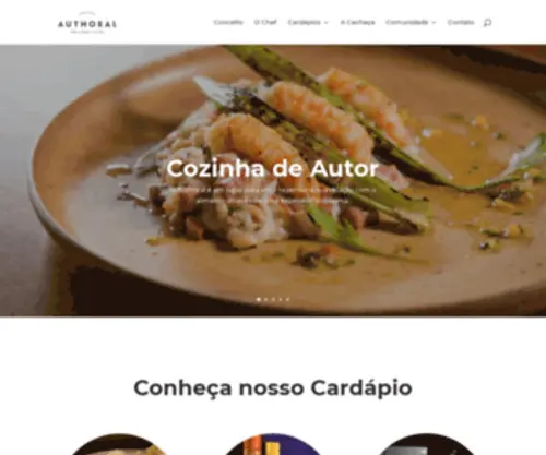 Authoral.com.br(Cozinha Authoral) Screenshot