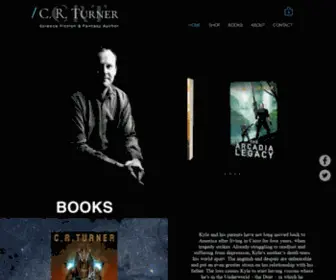 Authorcrturner.com(Science fiction) Screenshot