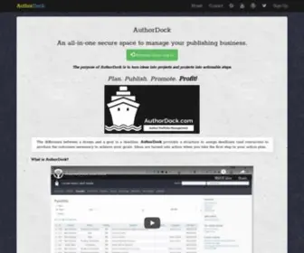 Authordock.com(AuthorDock) Screenshot