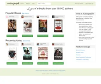 Authorgraph.com(Signed e) Screenshot