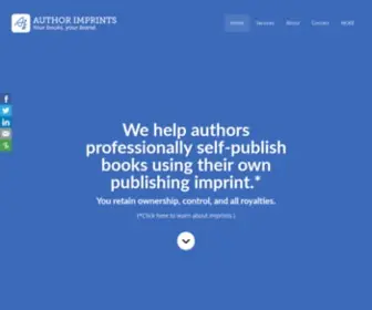 Authorimprints.com(Self-Publishing for Authors-Publish on Amazon and IngramSpark) Screenshot