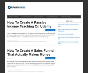Authoritypowered.com(Authority Powered) Screenshot