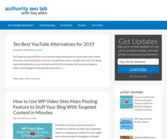 Authorityseolab.com(Authority, Traffic, Conversions) Screenshot