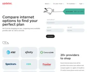 Authorizedoffers.com(Compare and order internet plans) Screenshot