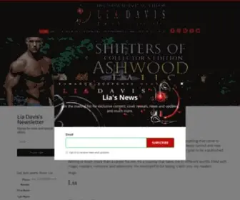 Authorliadavis.com(Lia Davis) Screenshot