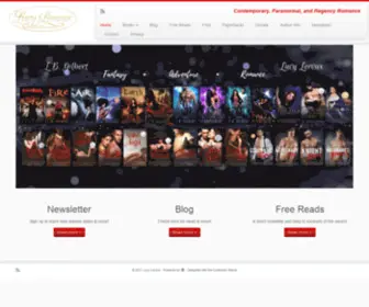 Authorlucyleroux.com(Contemporary, Paranormal, and Regency Romance) Screenshot