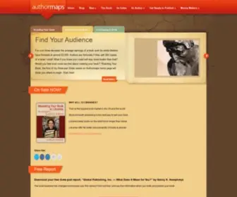 Authormaps.com(Marketing Your Book to Libraries) Screenshot