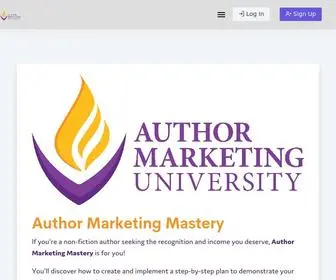 Authormarketingu.com(Author Marketing University) Screenshot