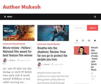 Authormukesh.com(Author Mukesh) Screenshot