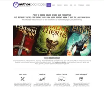 Authorpackages.com(Book Cover Design and Author Services from AuthorPackages) Screenshot