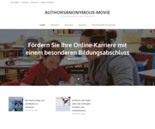 Authorsanonymous-Movie.com(My Site) Screenshot
