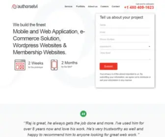Authorselvi.com(Web and Mobile App Development) Screenshot