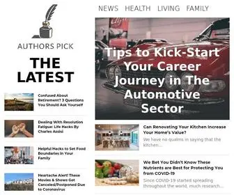 Authorspick.com(AuthorsPick) Screenshot